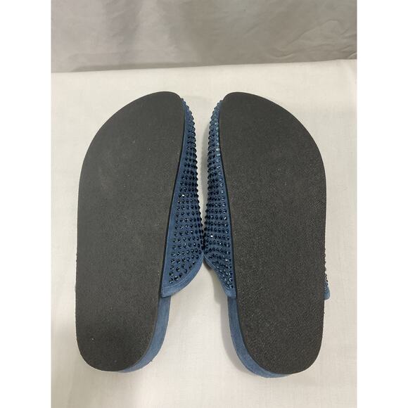 Sandro 'Rhinestone' Blue Mules Size 8 - Picture 5 of 5